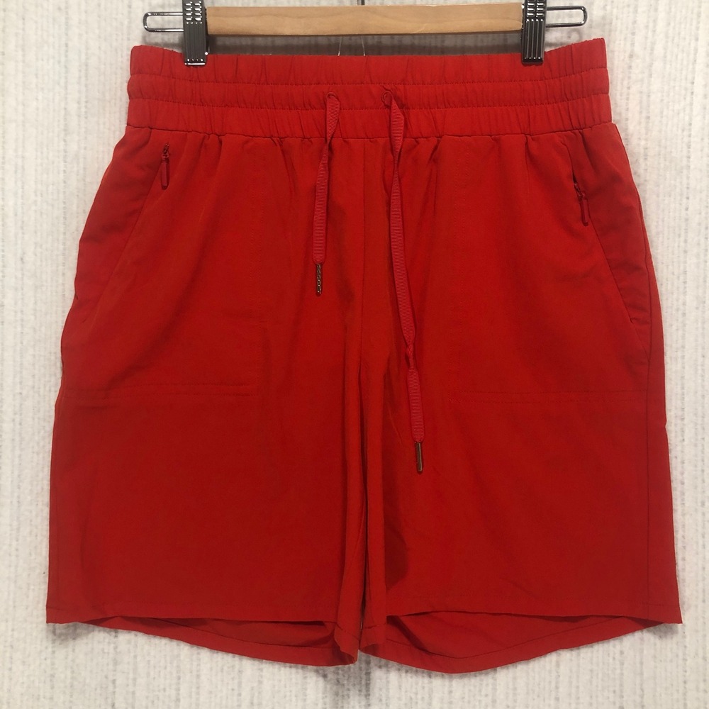 Chico's Zenergy Active Shorts Womens Size 0 US 4 Elastic Waist Zipper Pockets